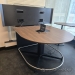 Steelcase Walnut media:scape Multimedia Conference Table 66 x 60